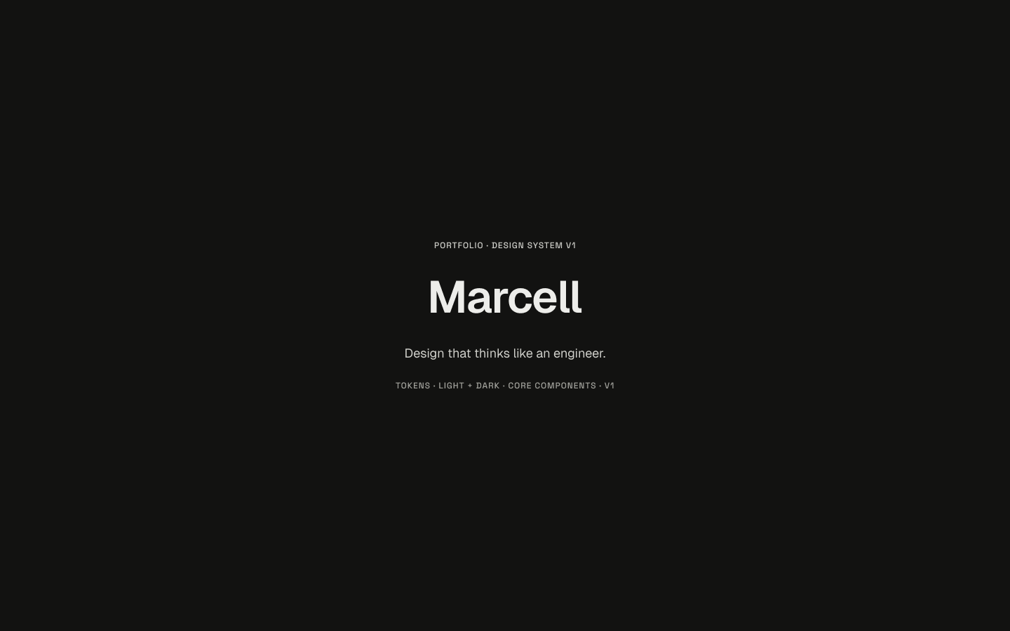 Figma cover for Portfolio Design System v1